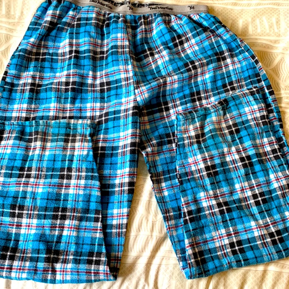 YVES MARTIN flannel pyjama bottoms men’s size L